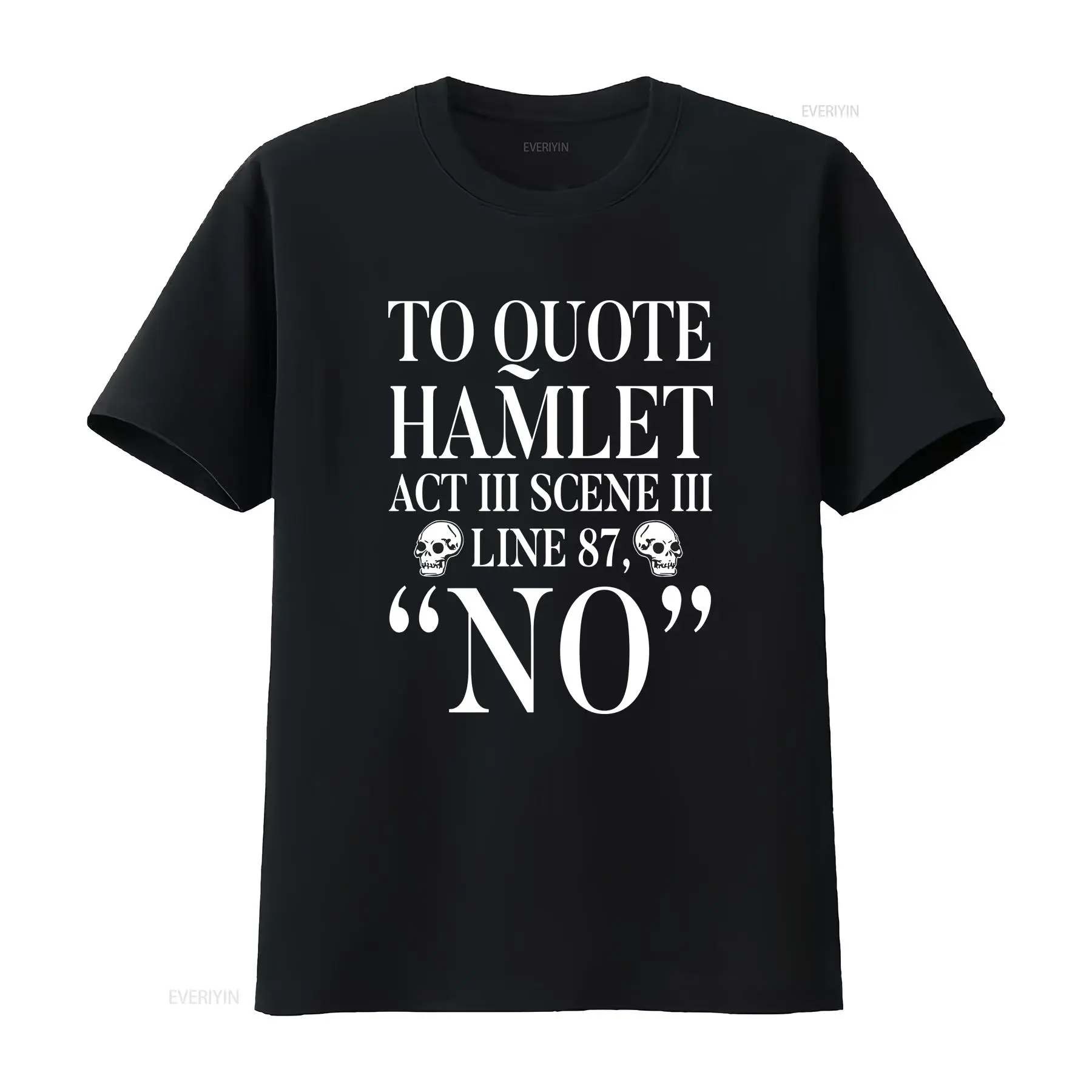 Vintage Fashion Quotes - Om Hamlet te citeerden T-shirt Shakespeare