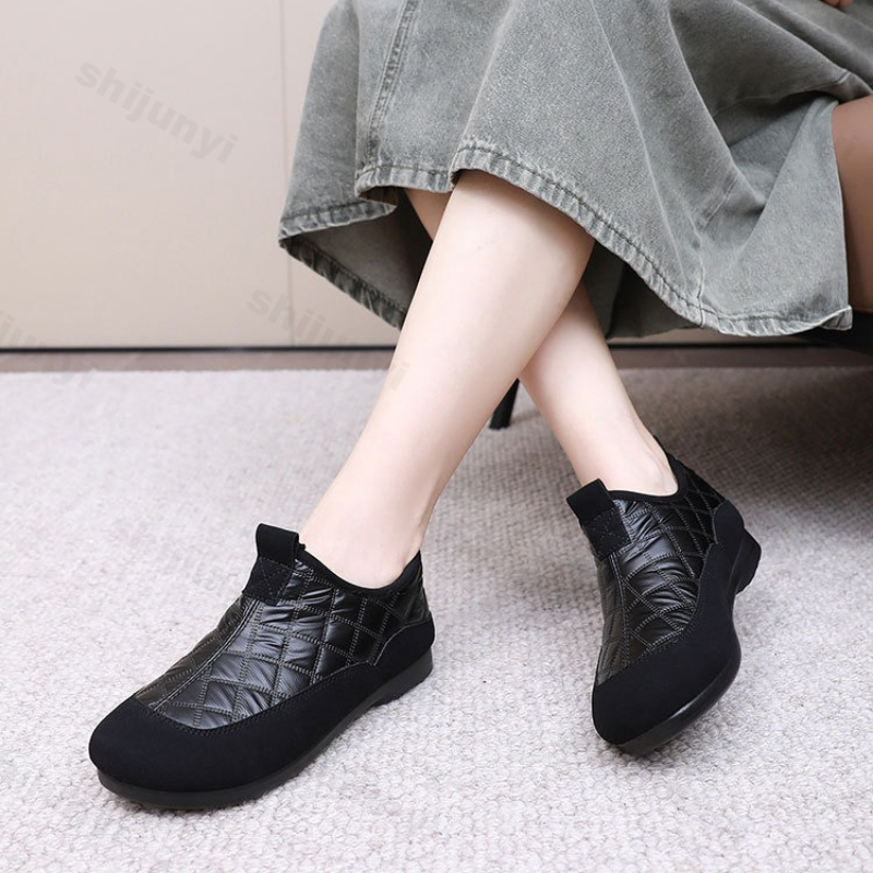 Vintage Outdoor Fashion - Instapper Dames Katoenen Schoenen Winter Nieuwe