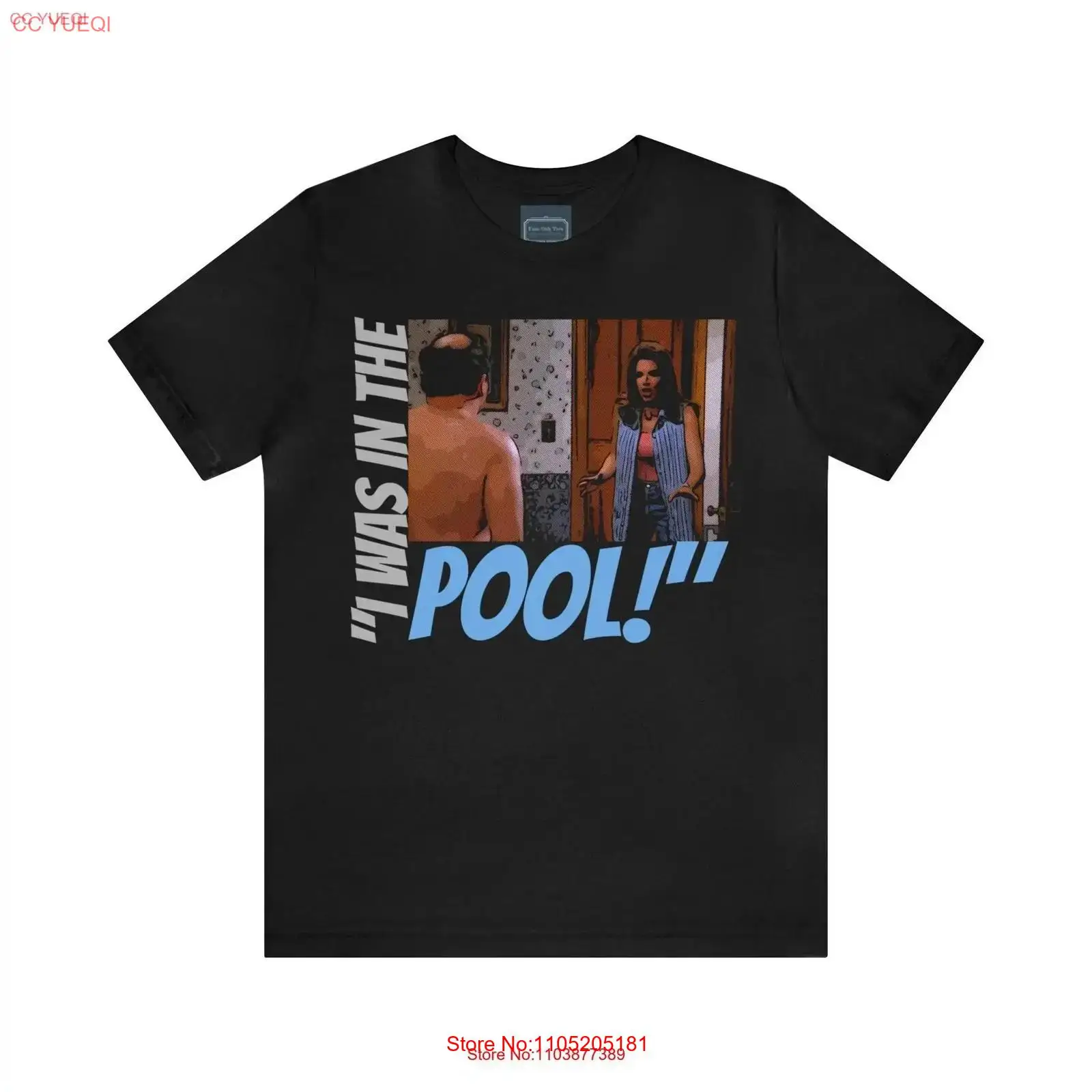 Vintage Fashion Quotes - Jersey T-shirt Seinfeld tv-show Citaat Ik
