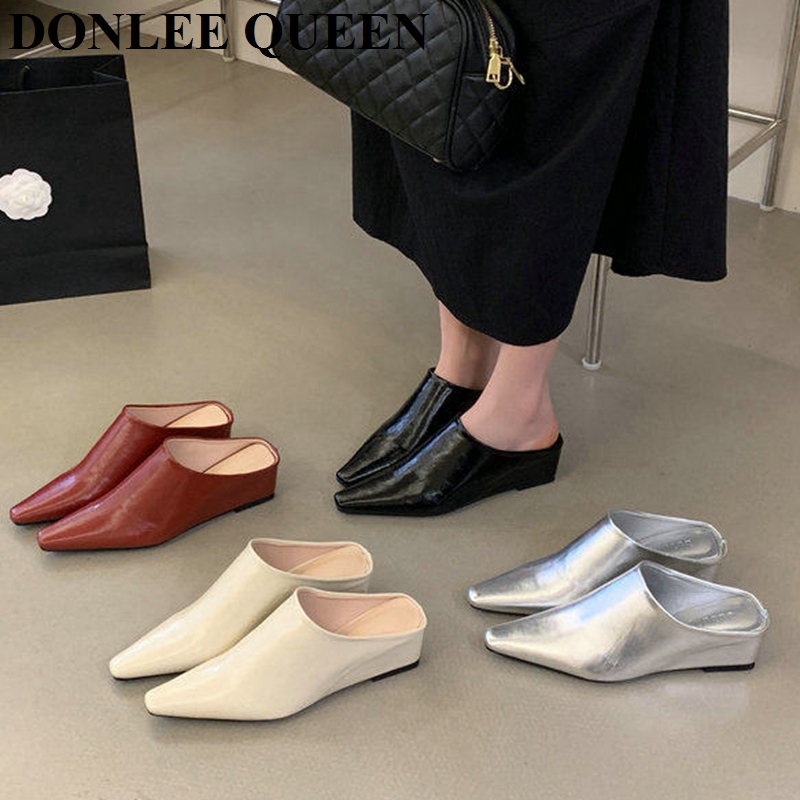 Vintage Fashion Online - Damesmode Mule Slippers met gesloten teen