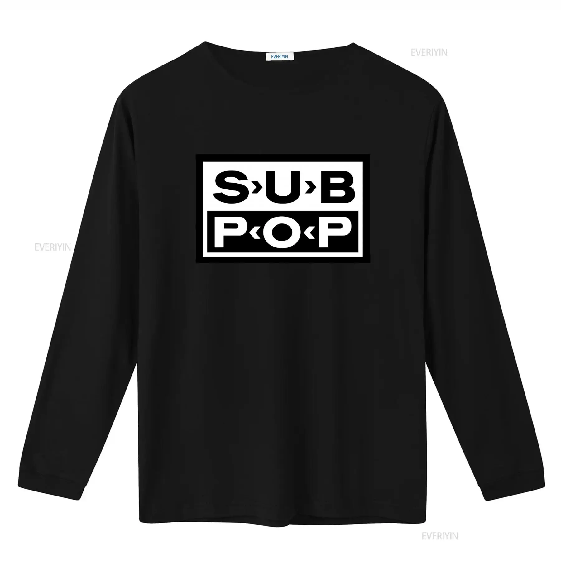 Sub Pop Logo T-shirt Zwart met - Vintage Fashion Jersey recensie en prijs