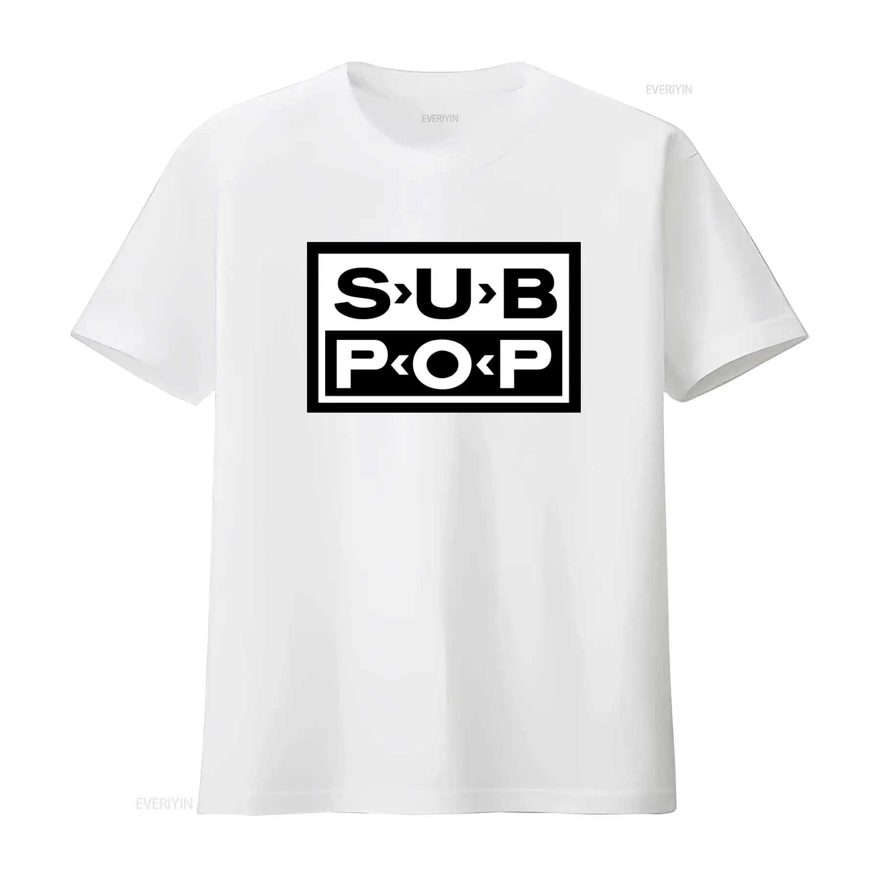 Sub Pop Logo T-shirt Zwart met - Vintage Fashion Jersey recensie en prijs