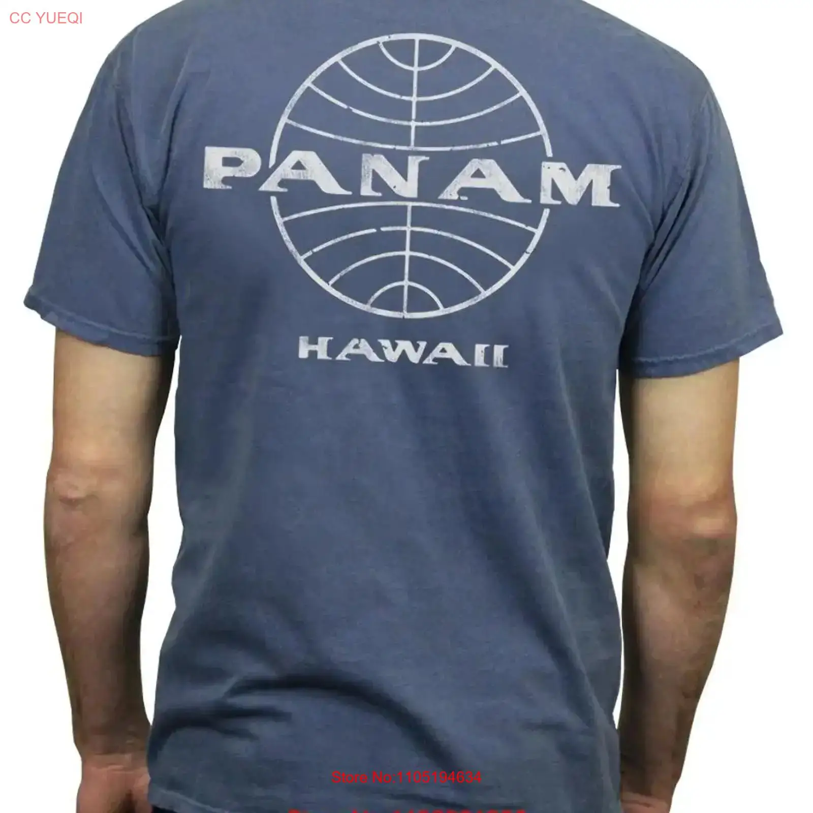 Pan Am Globe T-shirt vintage g - Vintage Fashion Jersey recensie en prijs
