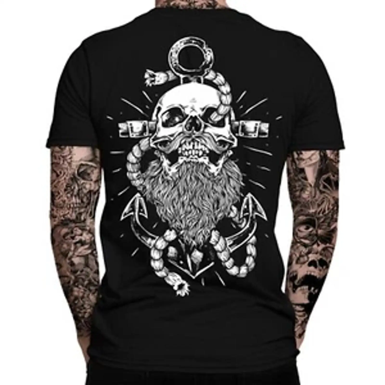 Anchor T-shirt voor heren Skul - Vintage Fashion Hamburg recensie en prijs