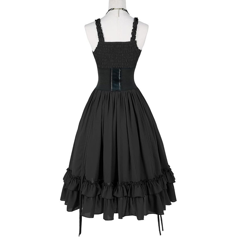Vrouwen Gothic Jurk Corset Sli - Vintage Fashion Dresses recensie en prijs
