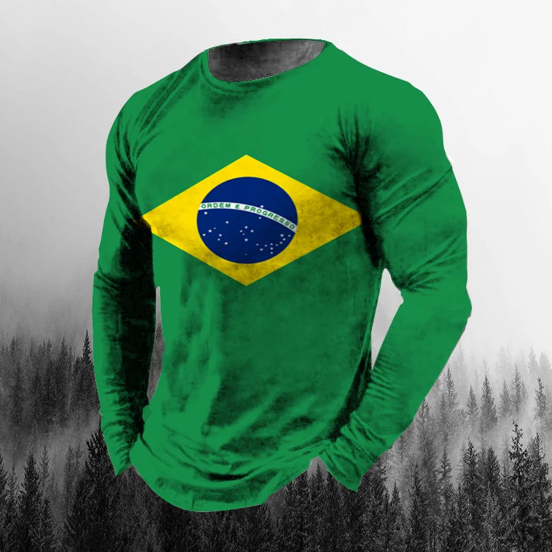 Vintage Braziliaanse vlag 3D-p - Vintage Fashion Enthusiasts recensie en prijs