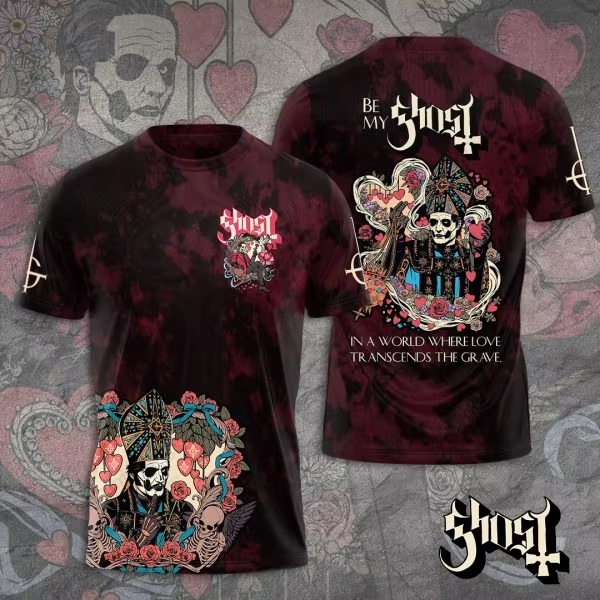 Vintage Rockband Ghost 3D Prin - Vintage Fashion Jersey recensie en prijs
