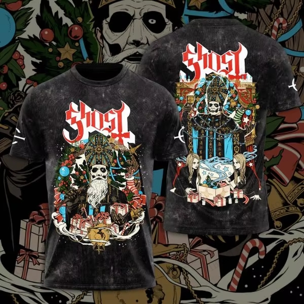 Vintage Rockband Ghost 3D Prin - Vintage Fashion Jersey recensie en prijs