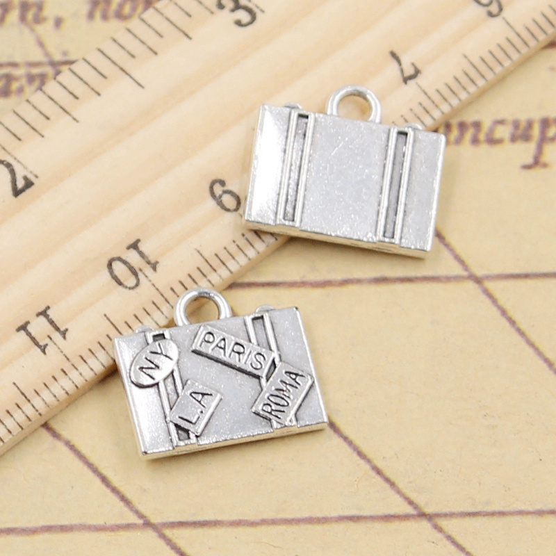 10 Pcs Charms Reistassen New Y - Vintage Fashion La recensie en prijs